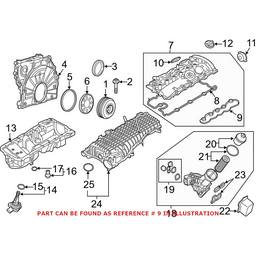 BMW Valve Cover Gasket - Inner 11128638124